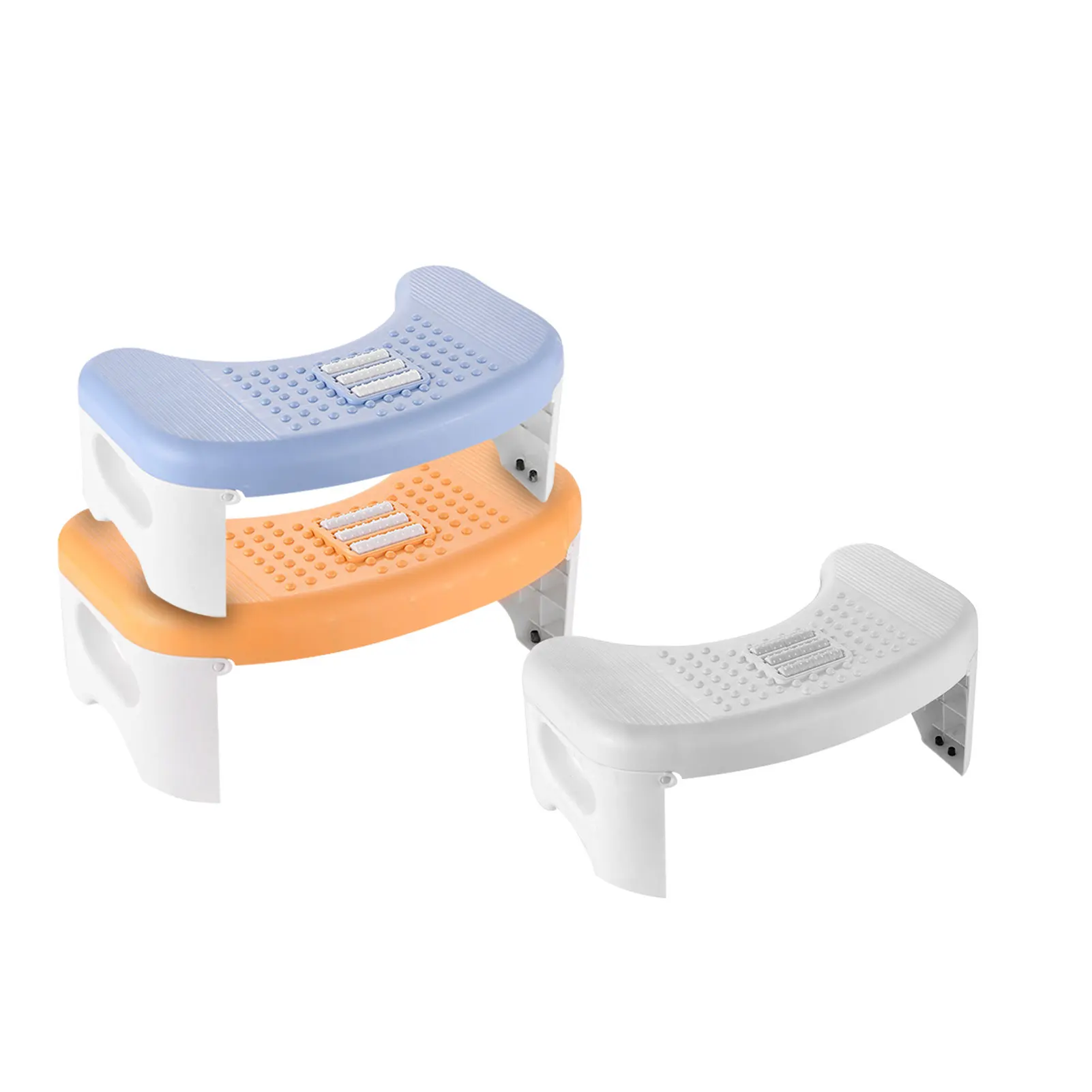 Bathroom Squat Potty Collapsible Toilet Stool Child Chair Foot Seat Rest Aid Helper Anti-slip Heightened Tool Travel Portable