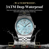 POEDAGAR Fashion Exquisite Men Wristwatches Waterproof Luminous Date Luxury Man Watch Stainless Steel Quartz Men's Watches Reloj 3
