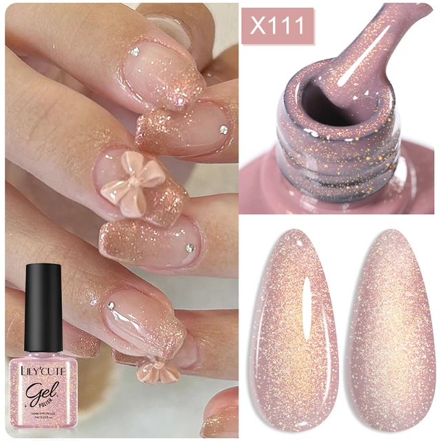 LIToxic-Verhéritage à Ongles Gel UV Pailmétrage pour Nail Art, Paillettes de Rotterdam, 125 Couleurs, Brcorporelle, Coloré, Longue Durée, Manucure, 7ml 2
