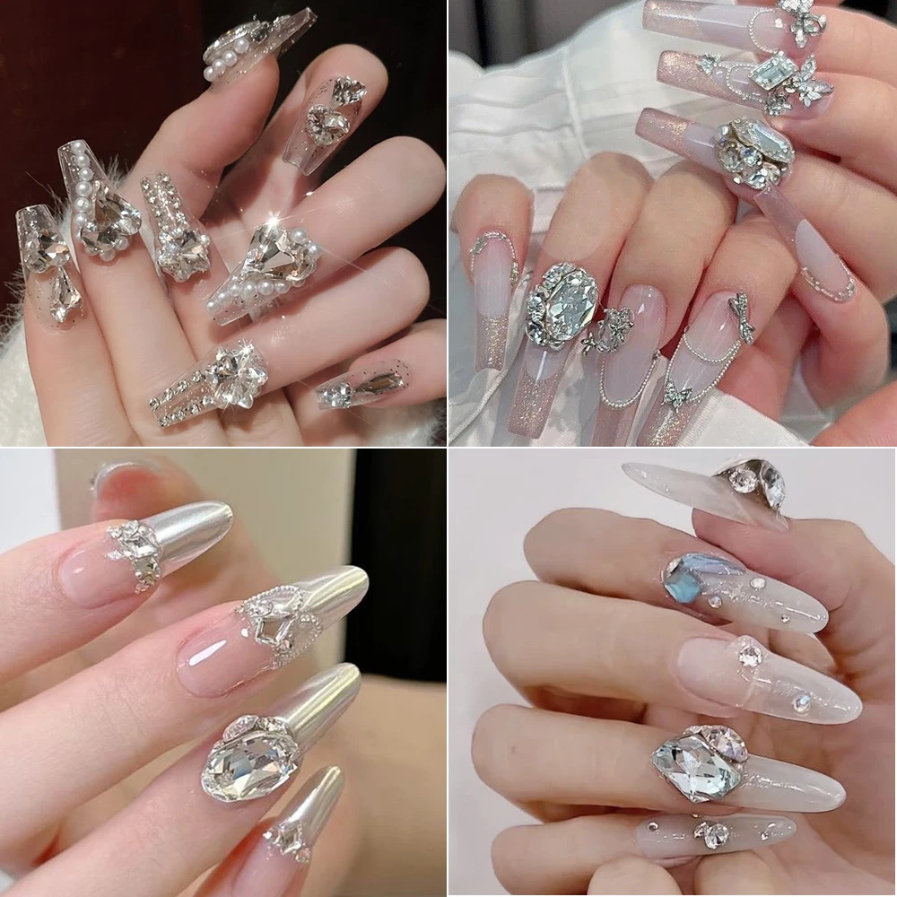 Luxury Diamond Crystal Nail Art Rhinestones Set