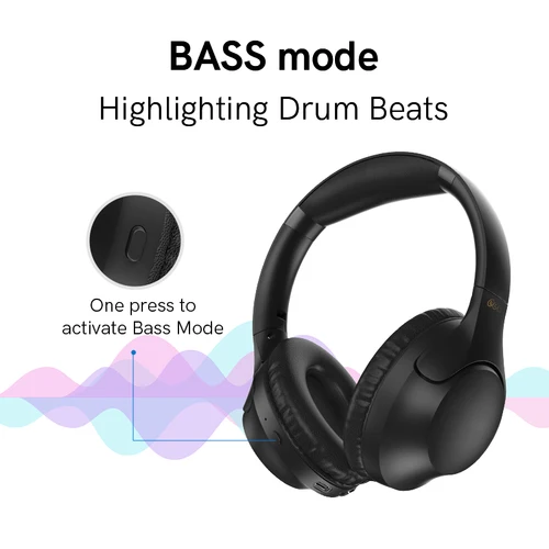 큐씨와이 H2 H2pro 무선 헤드폰 블루투스 5.3 이어폰, BASS HIFI 스테레오 헤드셋, 음악 게임용 저지연, 60 시간 재생 시간, 78ms 2