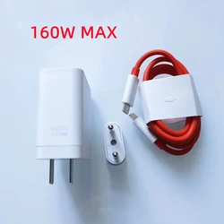 High - Power 160W Supervooc Fast Charging Adapter with USB - C Cable - EU charger and cable