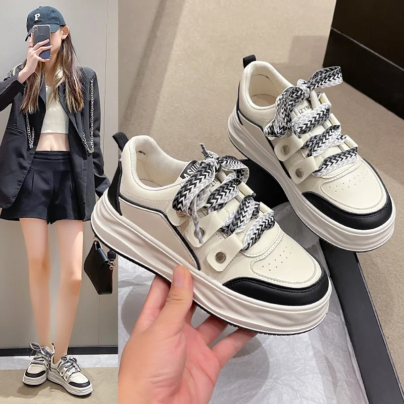 

Женские кроссовки на вулканизированной подошве, Дизайнерские повседневные дышащие кроссовки l _ ace, Спортивная нескользящая обувь, новинка 2023