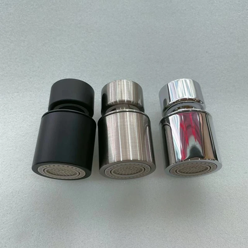 1PC Faucet Aerator Female 22mm Brass Adapter 20° Universal Filter Copper Water Nozzle Black/Silver/Brushed