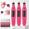 LULAA Electric Nail Drill Machine Set Pedicure Grinding Equipment Mill For Manicure  Professional Strong Nail Polishing Tool 6