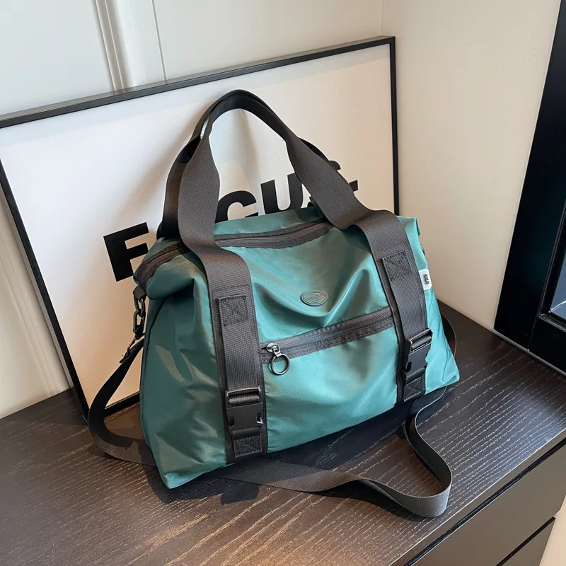 Travel bag Large capacity men's and women's fitness bag advanced sense waterproof travel handbag go out clothes duffel bag