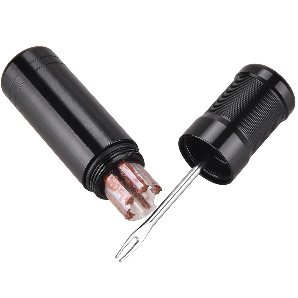 

Tire Sealant Cycling Repair Kit Tools for Reparing Fixing Tubeless Rubber Strip Aluminum Alloy Plug Puncture Bit