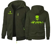 Gunki Love Fishing marque hommes manteaux à capuche décontracté sweat à capuche avec fermeture éclair hommes vêtements de sport coupe ajustée veste décontractée 1