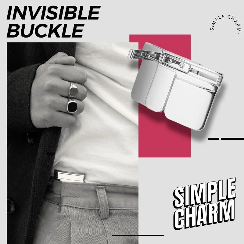Belt Buckle Unisex Waist Shrink Clip Stretch Buckle Multi-Function Folding Elastic Pop Buckle