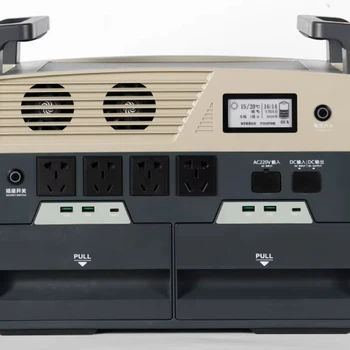 QX3600 high-capacity 3600W power station air-cooled waterproof portable energy storage, with AC DC output