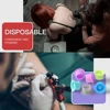 100Pcs Disposable Tattoo Silicone Ink Cup Permanent Makeup Pigment Holder Container Cap Tattoo Ink Accessories for Tattoo Artist 5