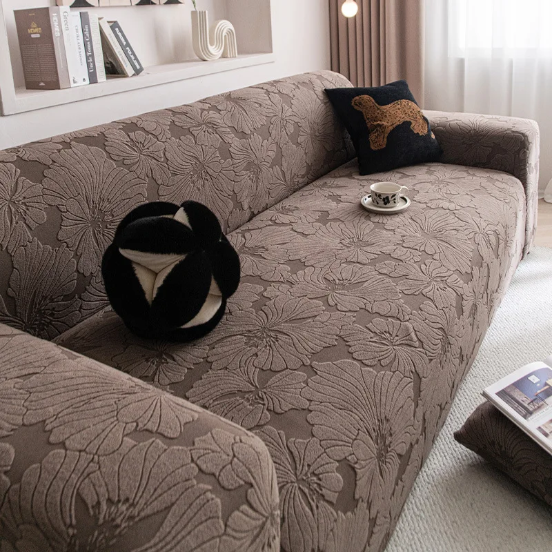 Elastic Sofa Covers for Living Room, Geometric ArmChair, Knitted Corn Grid Fabric Slipcovers, Chair Protector, Home Decor 6