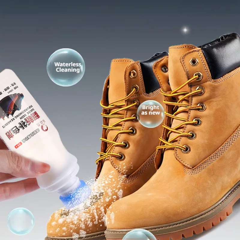 professional repair agent for defects suede leather shoes Removing Stains Shoe Brush Universal Shoe Polish Liquid Polish Liquid leather repair cream stain remover