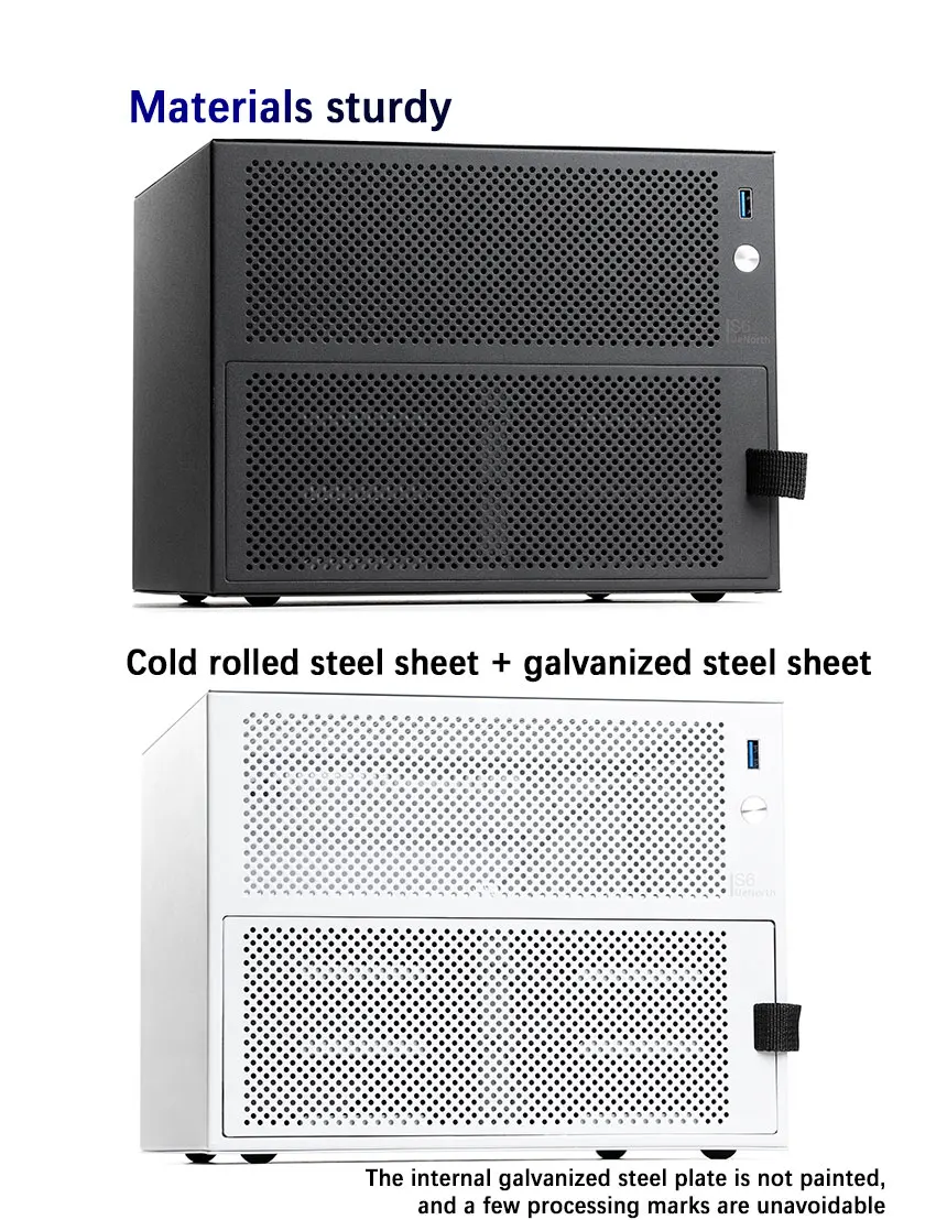 UE-S6 six-slot NAS chassis itx motherboard DIY desktop storage server small case
