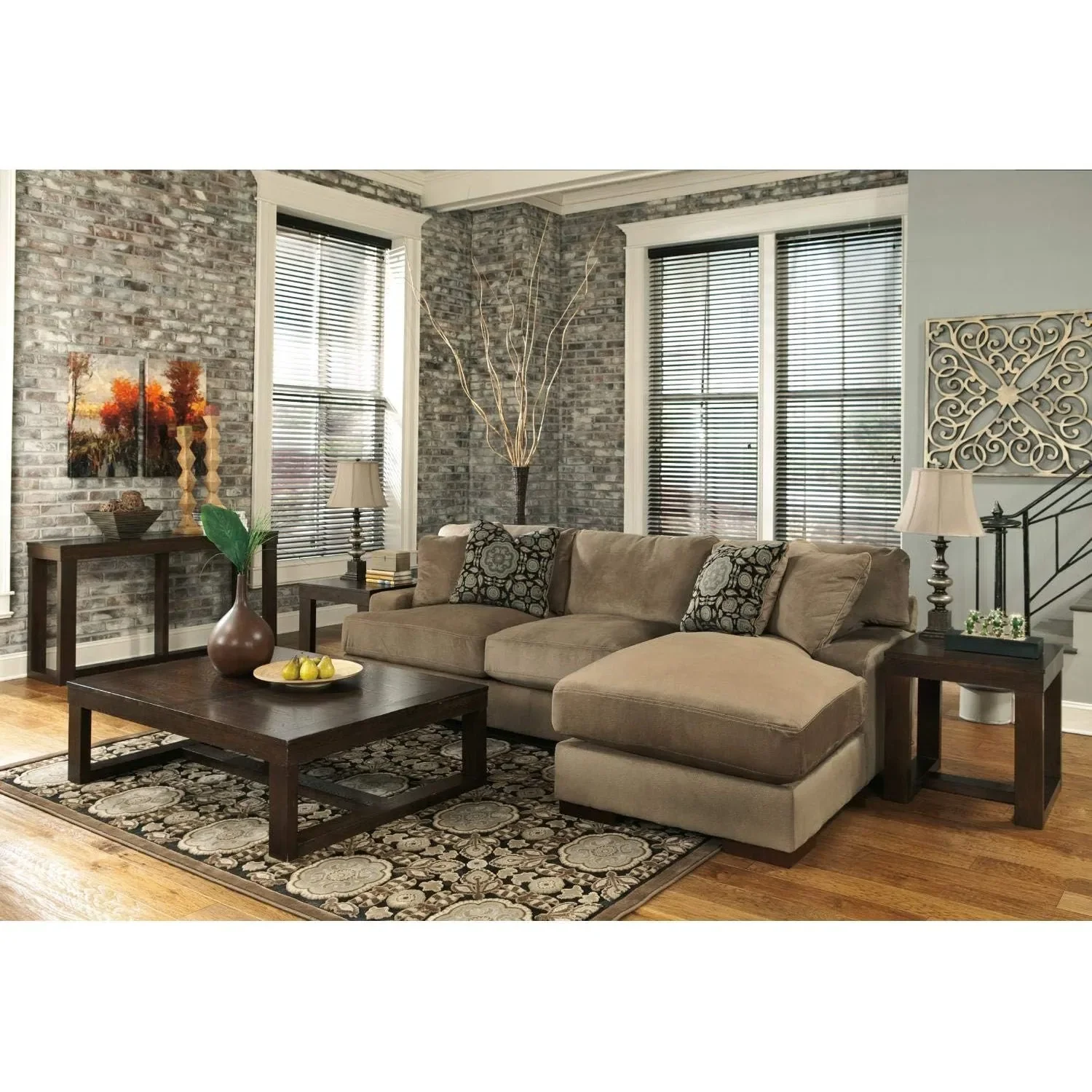 Watson Mid-Century Rectangular Sofa Table, Dark Brown 5