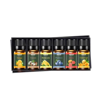 6-Piece Essential Oil Set with 6 Fragrance Options -Oils for Aromatherapy, Used For Diffuser Aroma Relax (Includes Cantaloupe,Gu 2