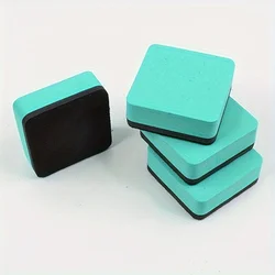 Set of Mini Magnetic Blackboard Erasers - Dry Erase and Chalkboard Cleaner Wipers (4pcs)