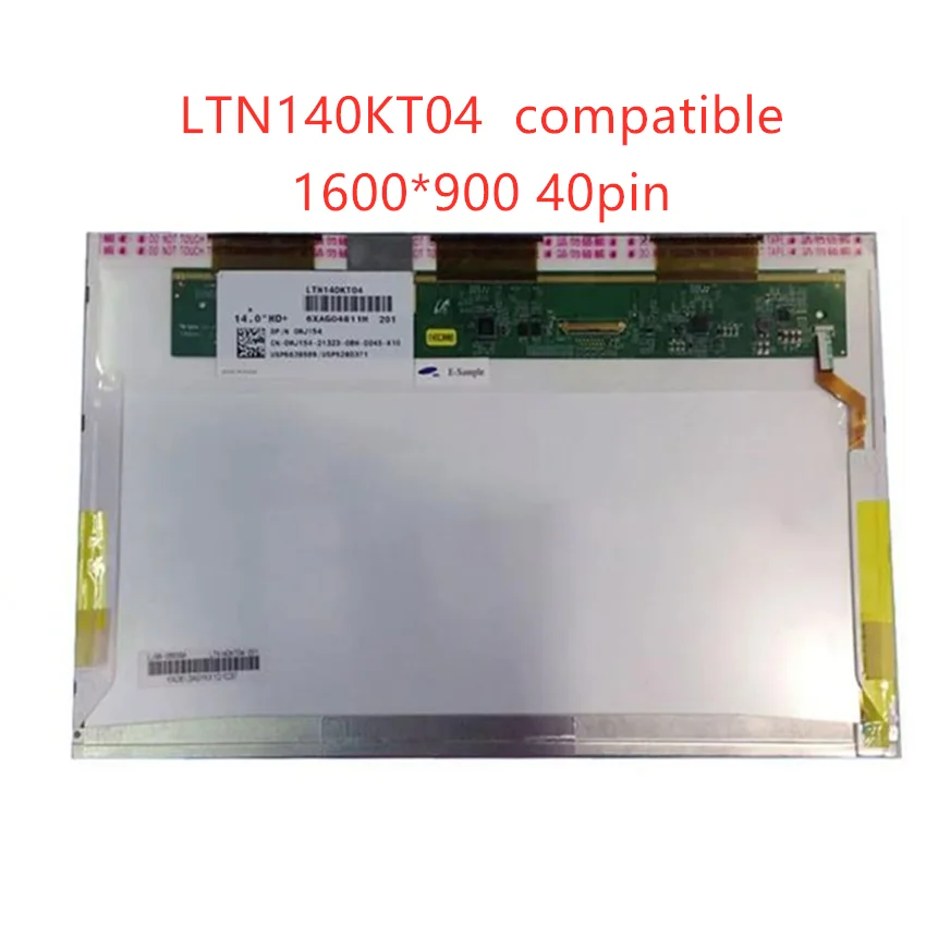 

14-дюймовый ЖК-экран для ноутбука B140RW01 V.0 LP140WD1 TLA1 LTN140KT04, сменный дисплей 1600*900 40pin для ноутбука DELL 1458 E5420 E6420