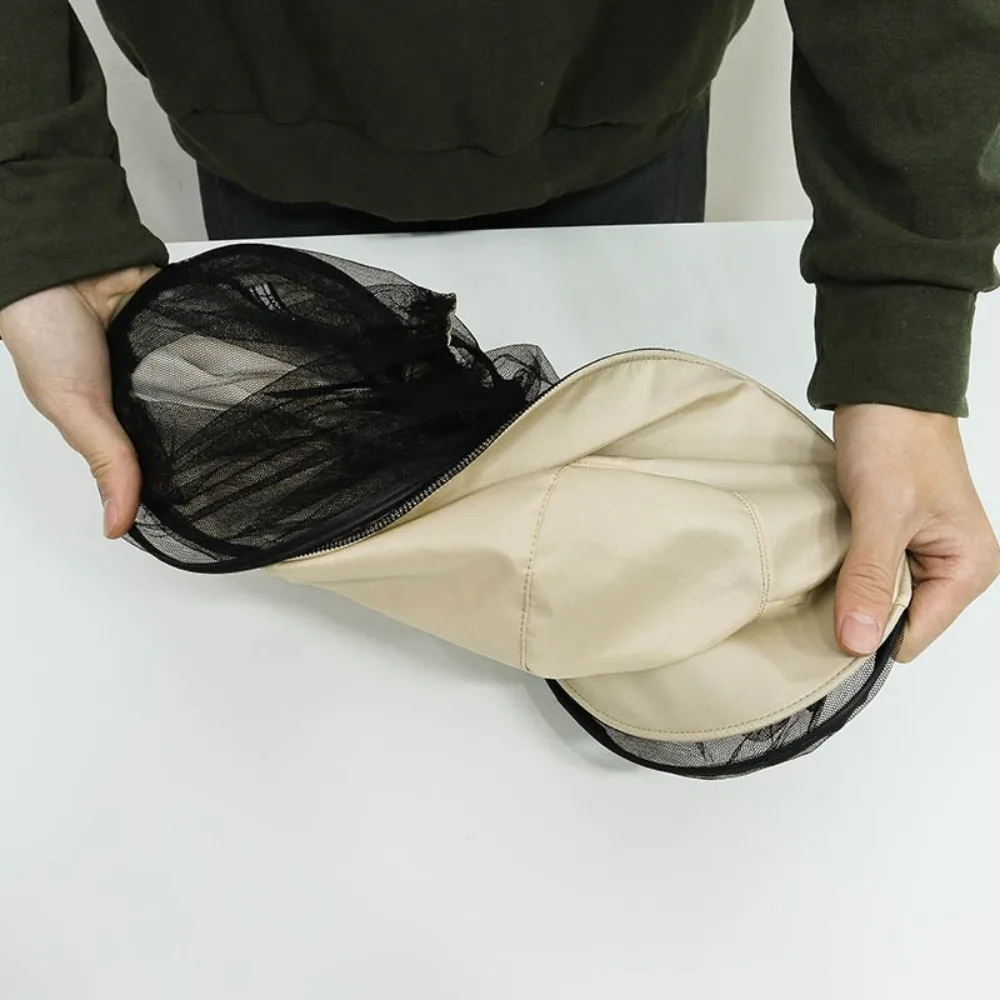 Outdoor Sunscreen Mosquito Hat Repellent Protection Foldable Fishing Sun Cap Casual Hidden Net Mesh Insect Proof Cap