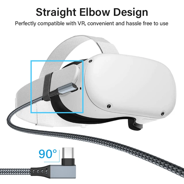 Vr Headset Long Oculus Charging Cable Oculus Quest Usb Gen 5m 6m
