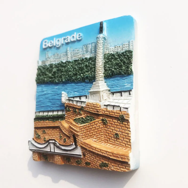 Magnetic Fridge Magnets Magnetic Sticker Magnetic Fridge Stickers Europe Serbia Capital Belgrade Magnet Tourist Souvenirs Refrigerator Magnetic Stickers Decoration Articles Travel Gifts