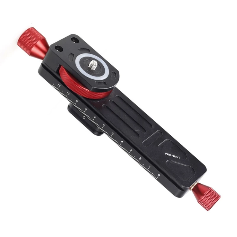 LCB-16M Macro Focusing Rail for Close Up Photoshoots Metal Panoramic Rotation Base Slider