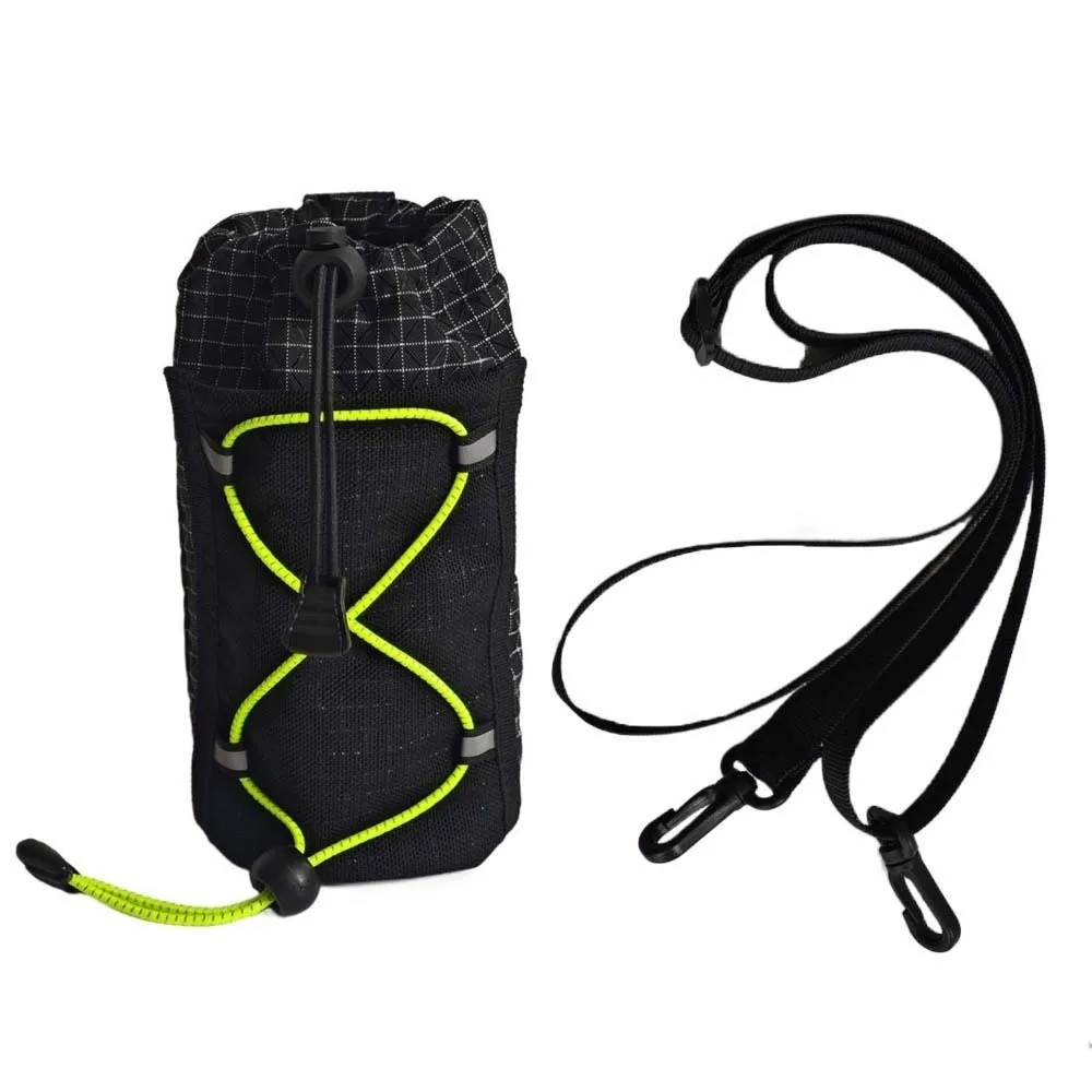 Large Capacity Portable Mountaineering Accessory Pouch with Shoulder Strap Expansion