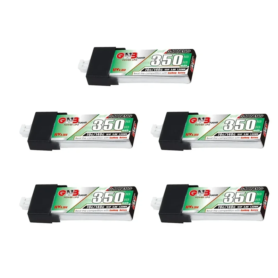 Gazoneng gnb-ドローン用バッテリー,3.8v,350mah,1s,70c,hv,eflite