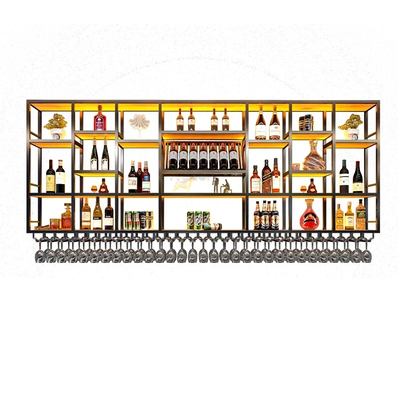 

Bar Rack Wine Cabinets Living Room Cellar Storage Liquor Wine Cabinet Showcase Shelf Counter Vitrinas De Vidrio Bar Furniture