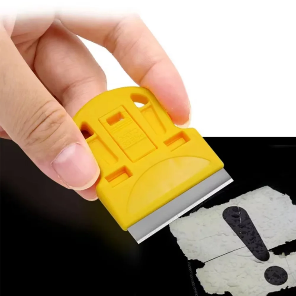 Razor Blade Scraper Window Scraper Tool Scraper Tool Kit Window Scraper Razor Blade Scrapers Car Film Scraper Glue Removal Scraper Scraper With A Blade One-Sided Razor Painting Scraper Holder Handle Standard Window Tinting Razor Tool Remover Cleaner