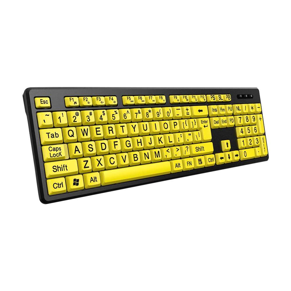 Black Large Print Keyboard 1