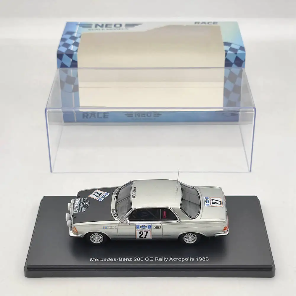 Modelli In Scala Neo 1/43 1980 280Ce #27 Rally Acacia Neo46672 Giocattoli In Resina Collezione Limitata Per Auto