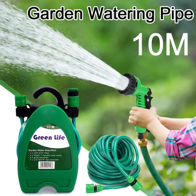 Falra Szerelt Kerti Öntöző Cső Többfunkciós Hordozható Vízcsövek Háztartás Nagynyomású Állítható Víz Virágok Fák