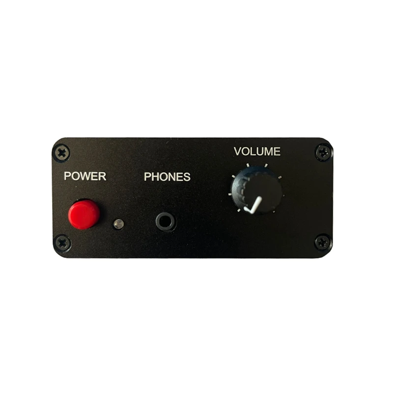 AU-10X NE5532 Preamplifier Amp Headphone Amplifier Board Gain 20Db RCA 3.5MM Volume Control EU Plug