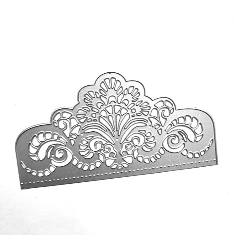 INFUNLY Matrice De Découpe Rectangulaire En Métal Avec Motif Géométrique En Forme De Tourbillon Pour La Fabrication De Cartes, Le Scrapbooking, L'album Décoratif