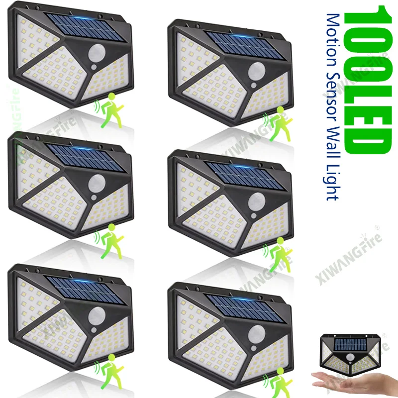 1-12 قطعة ضوء الشمس في الهواء الطلق 100 LED 3 طرق...