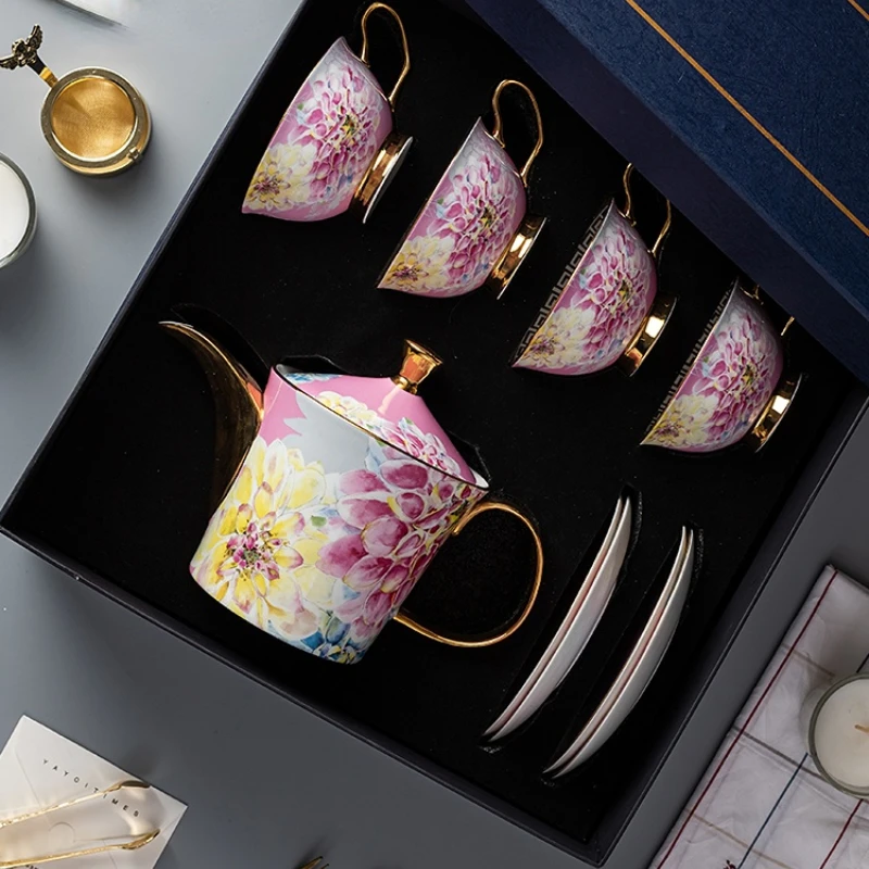 

Coffee Cup European Light Luxury Exquisite British Afternoon Tea Set