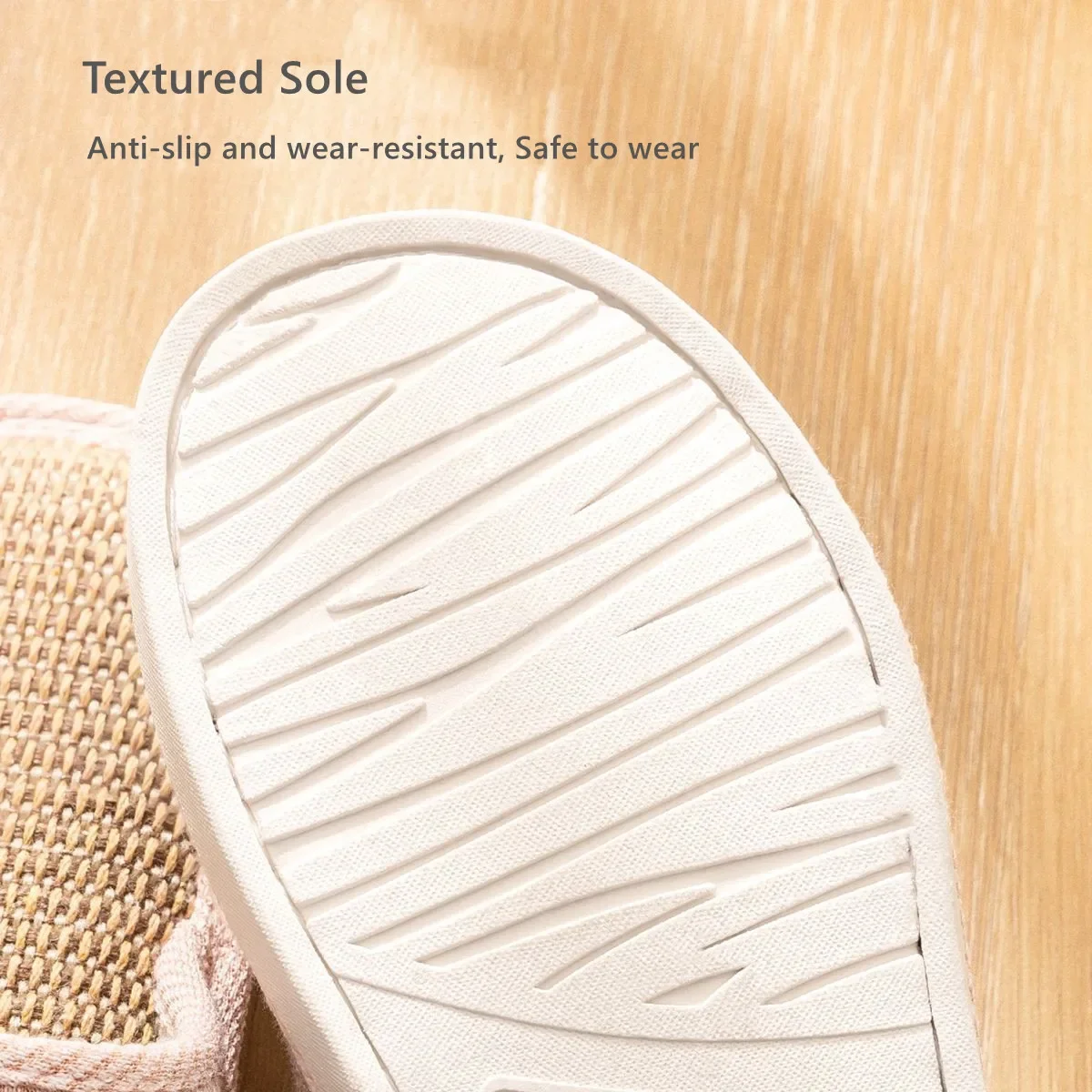 Linen Slippers Women Men Couples Home Non Slip Slides Breathable Shoes Casual House Bedroom Comfortable Cotton Hemp Flats 6