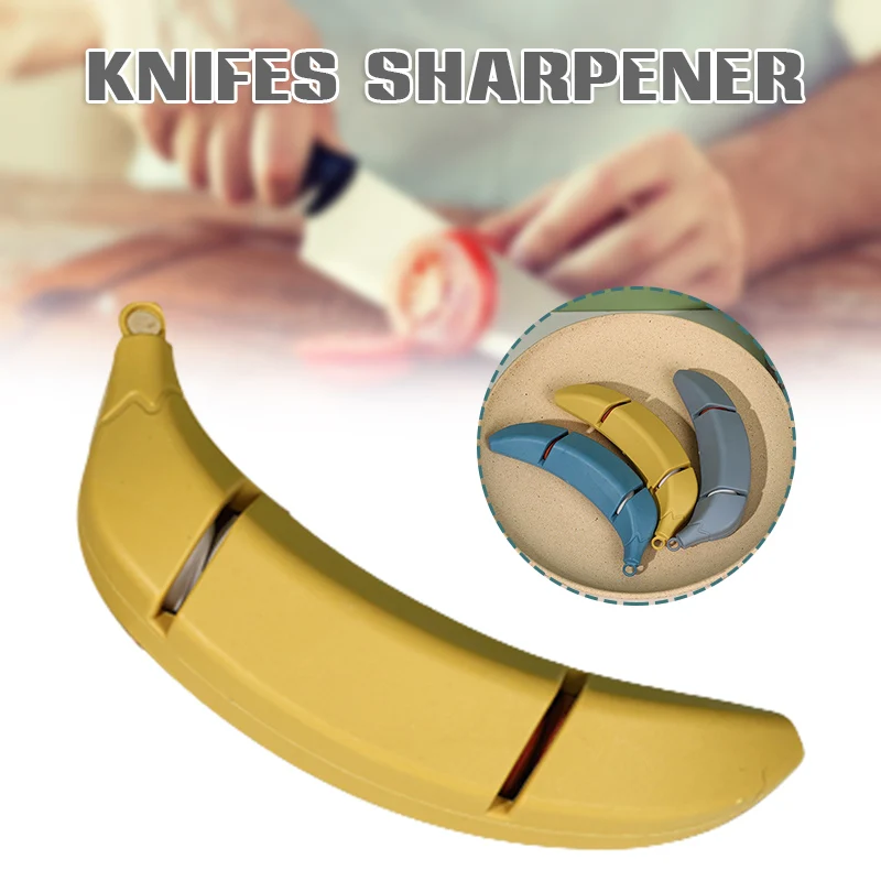 Cutter Sharpener Simulation Banana Shape Design Whetstone Cutter