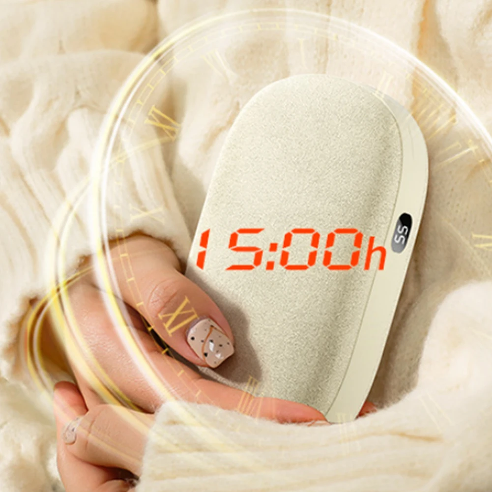 

Мини-грелка для рук с функцией внешнего аккумулятора, 6000/10000 мАч
