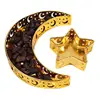 L9NB Eid Mubarak Moon Star Serving Tray Tableware Dessert Storage Container Ramadan Muslim Islamic Party Supply 3