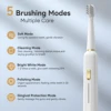 Sejoy 5 Modes Electric Toothbrush Rechargeable 12 Replacement Tooth brush Heads  Adult Ultrasonic Teeth Cleaning 6
