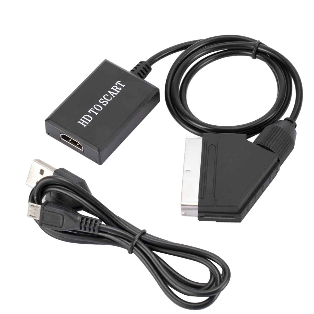 1080P HDMI-совместимый адаптер для SCART Видео Аудио высококлассный преобразователь HD TV