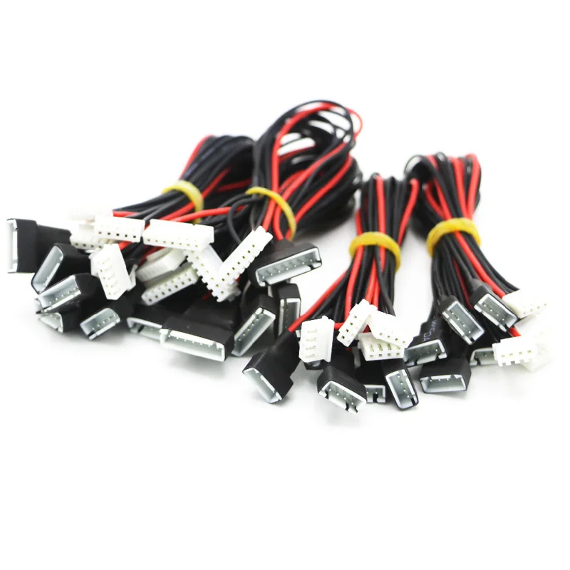 Lot de 5 câbles d'équilibrage Lipo JST-XH 2S-6S 20cm 22AWG