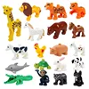 Big Size Building Blocks Animal Accessorie Compatible Duplo Rabbit Fish Bear Chicken Pig Duck Dog Cat Horse Cow Sheep Toys Gifts 1