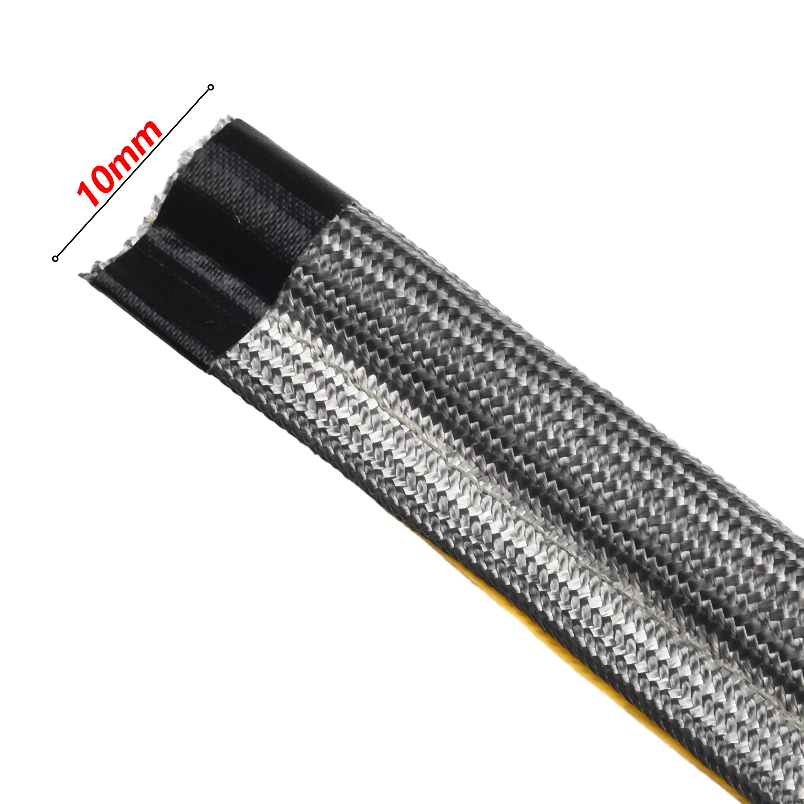 Fireplace Sealing Rope Wood Burning Stove Door Self-Adhesive Fiberglass Sealing Cord 1Pcs 10mm 2m 3-m Gasket Tape