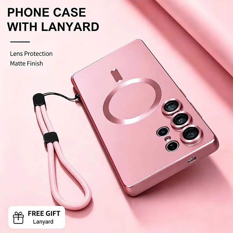 Magnetic Metal Thin Soft TPU Protective Phone Case