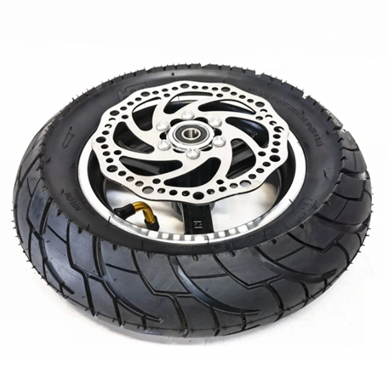 

10 Inches Scooter Tire Tubeless Tire Full Wheel With Hub Universal For 10X3.0 255X80 Scooter Tires