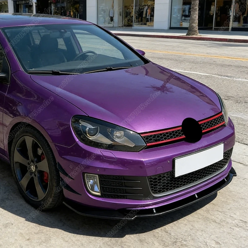 폭스바겐 골프6 MK6 GTI GTD 2009 2010 2011 2012 2013 자동차 프론트 범퍼 립 스포츠 스포일러 ABS 스플리터 바디 개조 키트