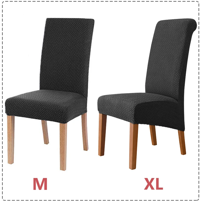 Elegant Elastic Dining Chair Covers - Stylish Seat Protector